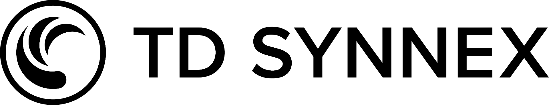 Td synnex logo black